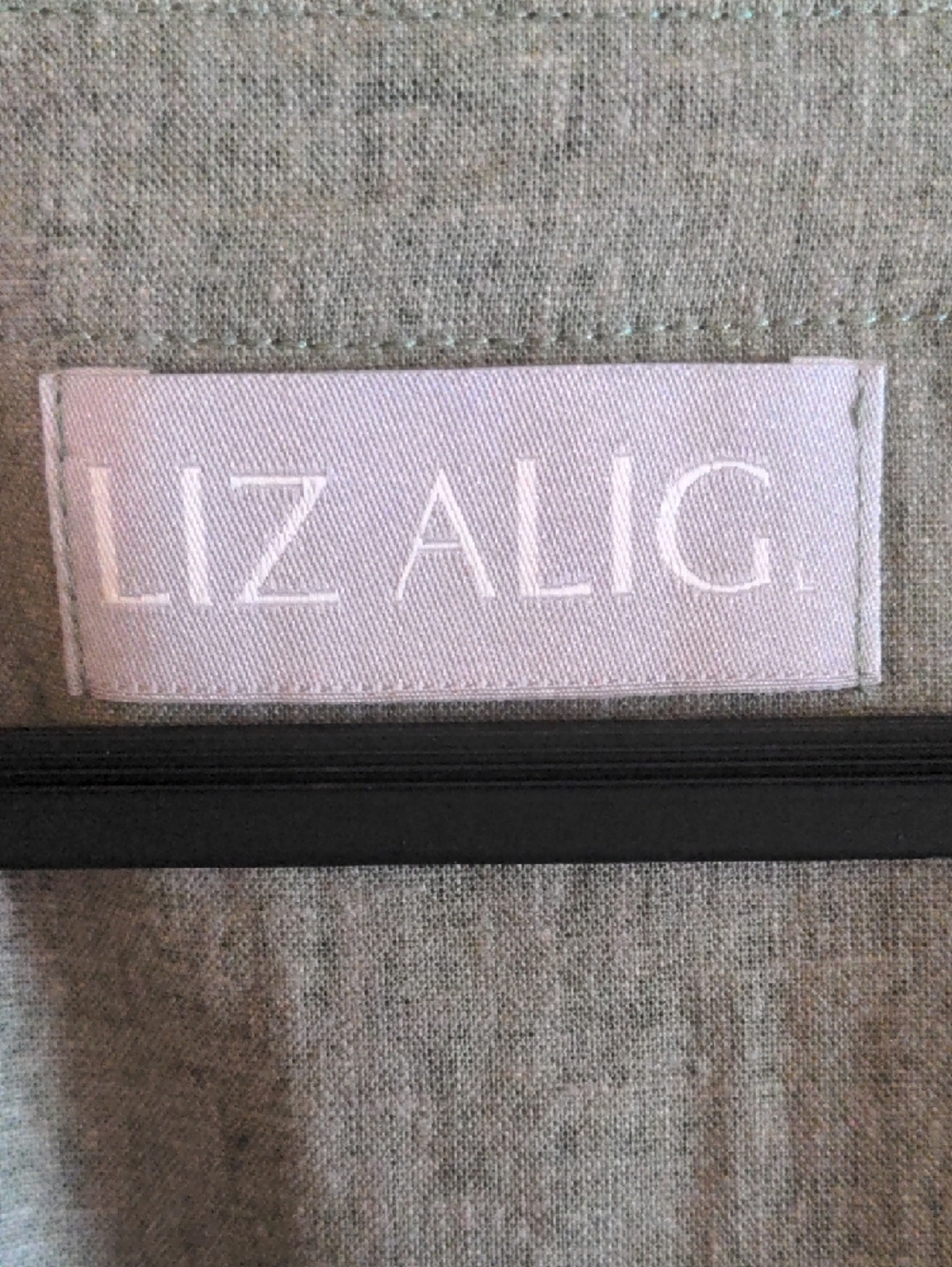 Liz Alig June Dress Sage Green - Picture 2 of 3